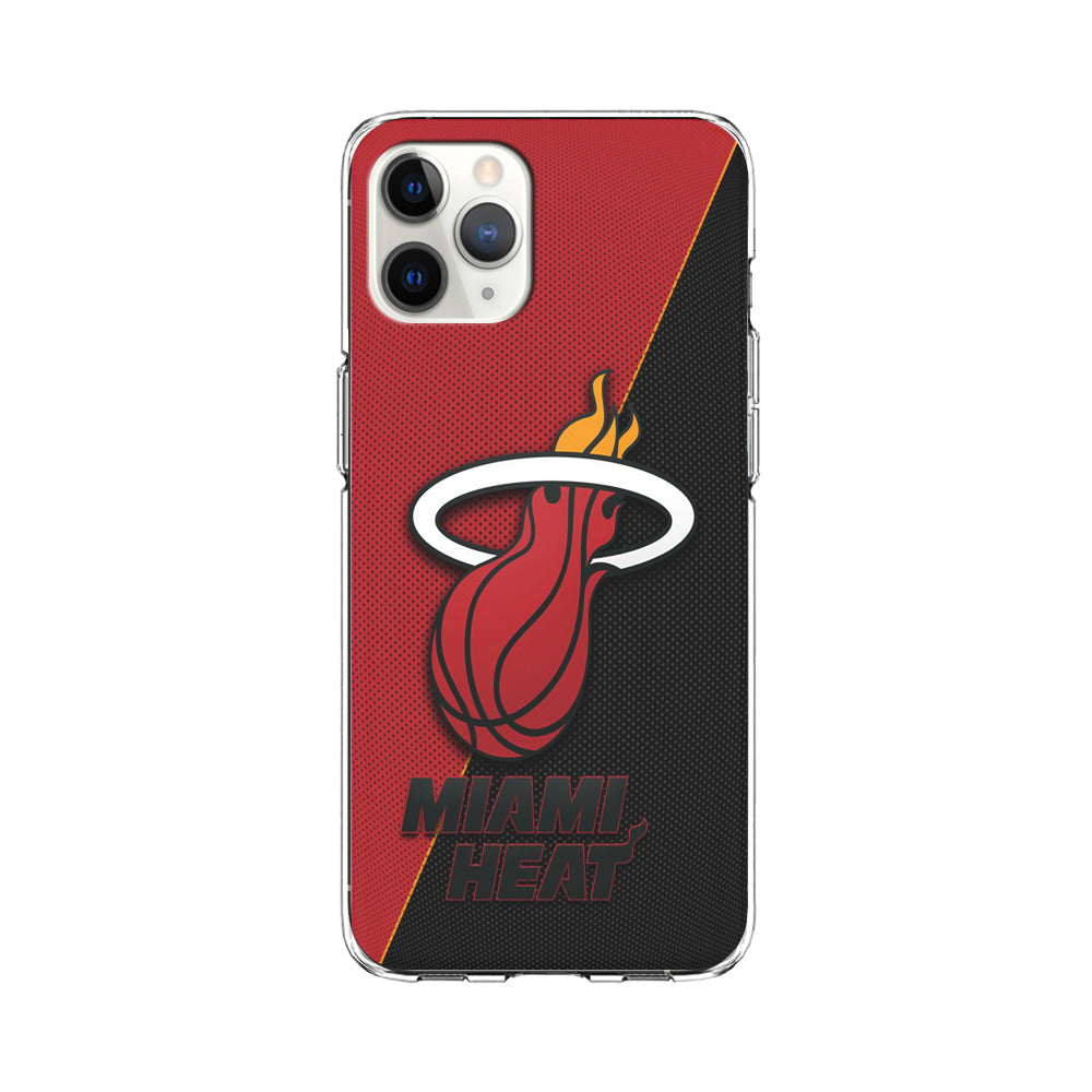 NBA Miami Heat Basketball 002 iPhone 11 Pro Max Case-Phone Case-Clear Soft Case-Altracase
