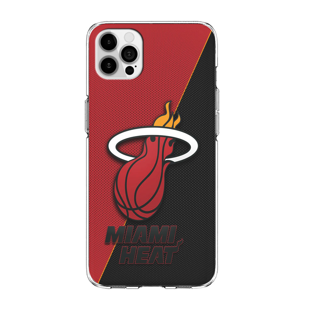 NBA Miami Heat Basketball 002 iPhone 13 Pro Case-Phone Case-Clear Soft Case-Altracase