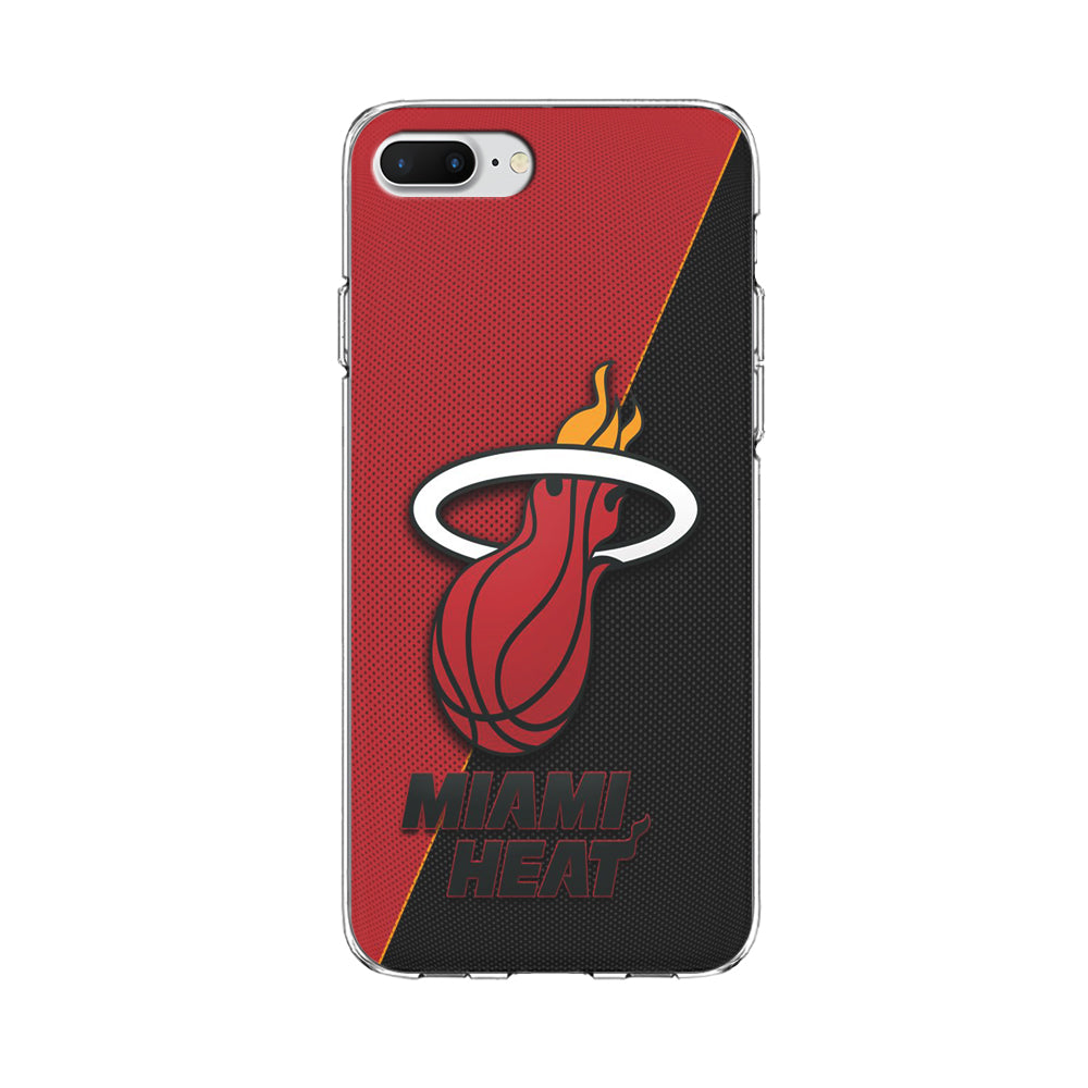 NBA Miami Heat Basketball 002 iPhone 8 Plus Case-Phone Case-Clear Soft Case-Altracase