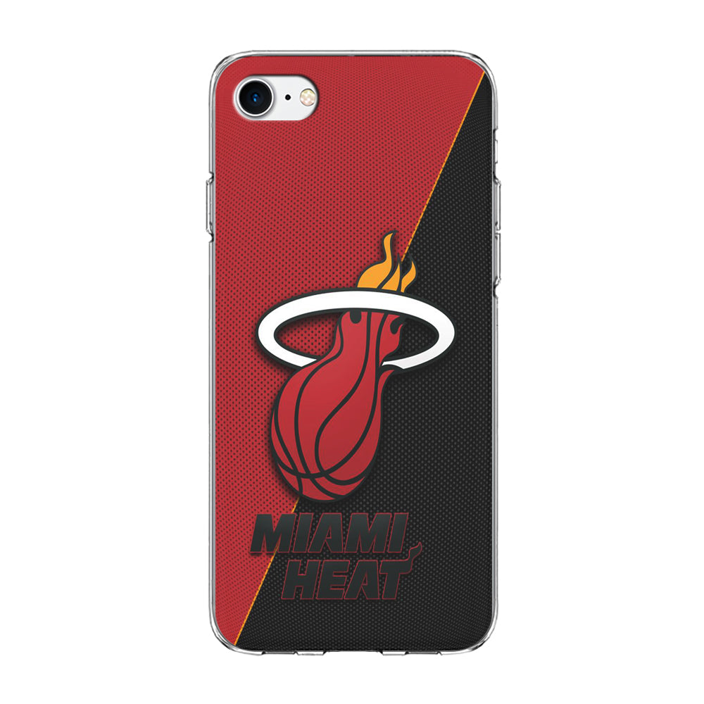 NBA Miami Heat Basketball 002 iPhone 8 Case-Phone Case-Clear Soft Case-Altracase