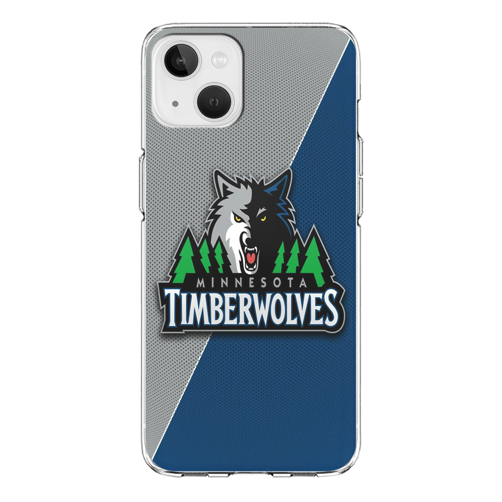NBA Minnesota Timberwolves Basketball 001 iPhone 13 Mini Case-Phone Case-Clear Soft Case-Altracase