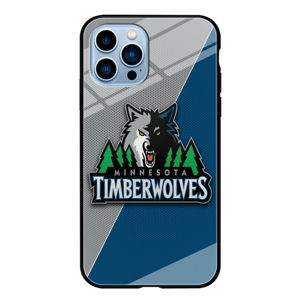 NBA Minnesota Timberwolves Basketball 001 iPhone 15 Pro Case-Phone Case-Tempered Glass Case-Altracase