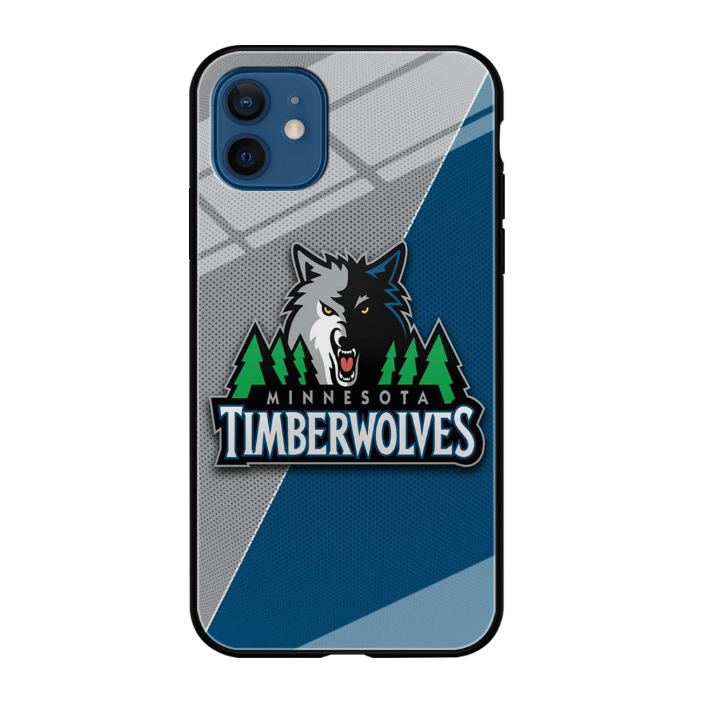NBA Minnesota Timberwolves Basketball 001 iPhone 12 Case-Phone Case-Tempered Glass Case-Altracase