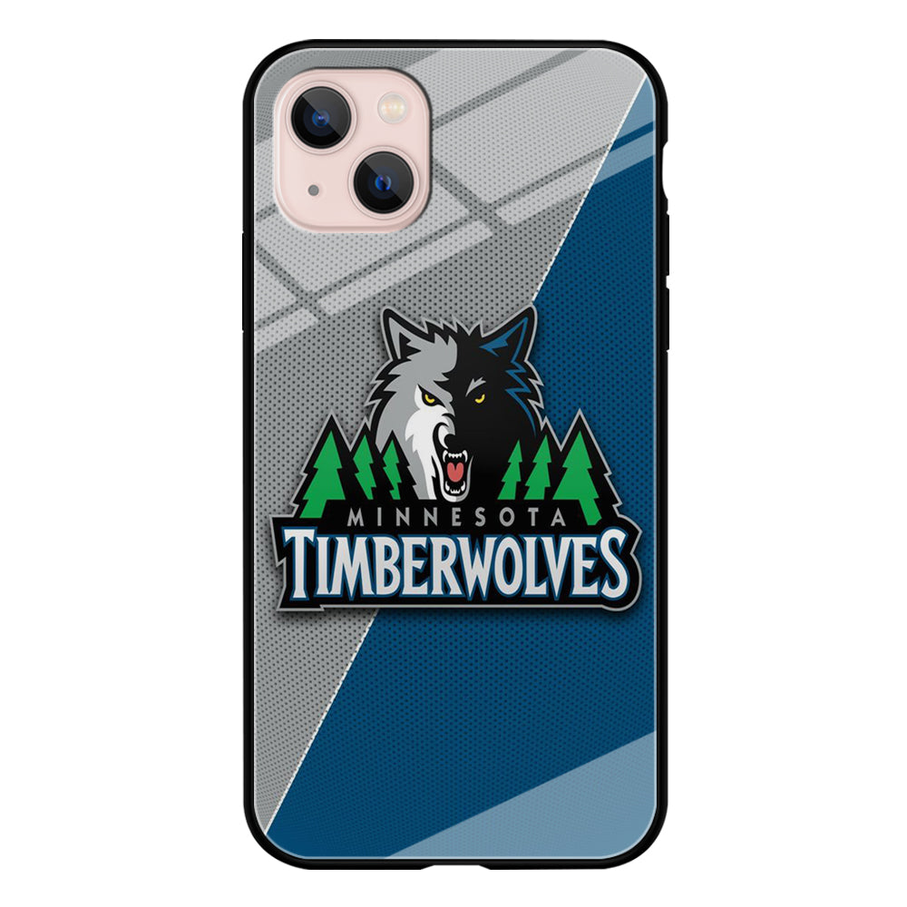 NBA Minnesota Timberwolves Basketball 001 iPhone 13 Mini Case-Phone Case-Tempered Glass Case-Altracase