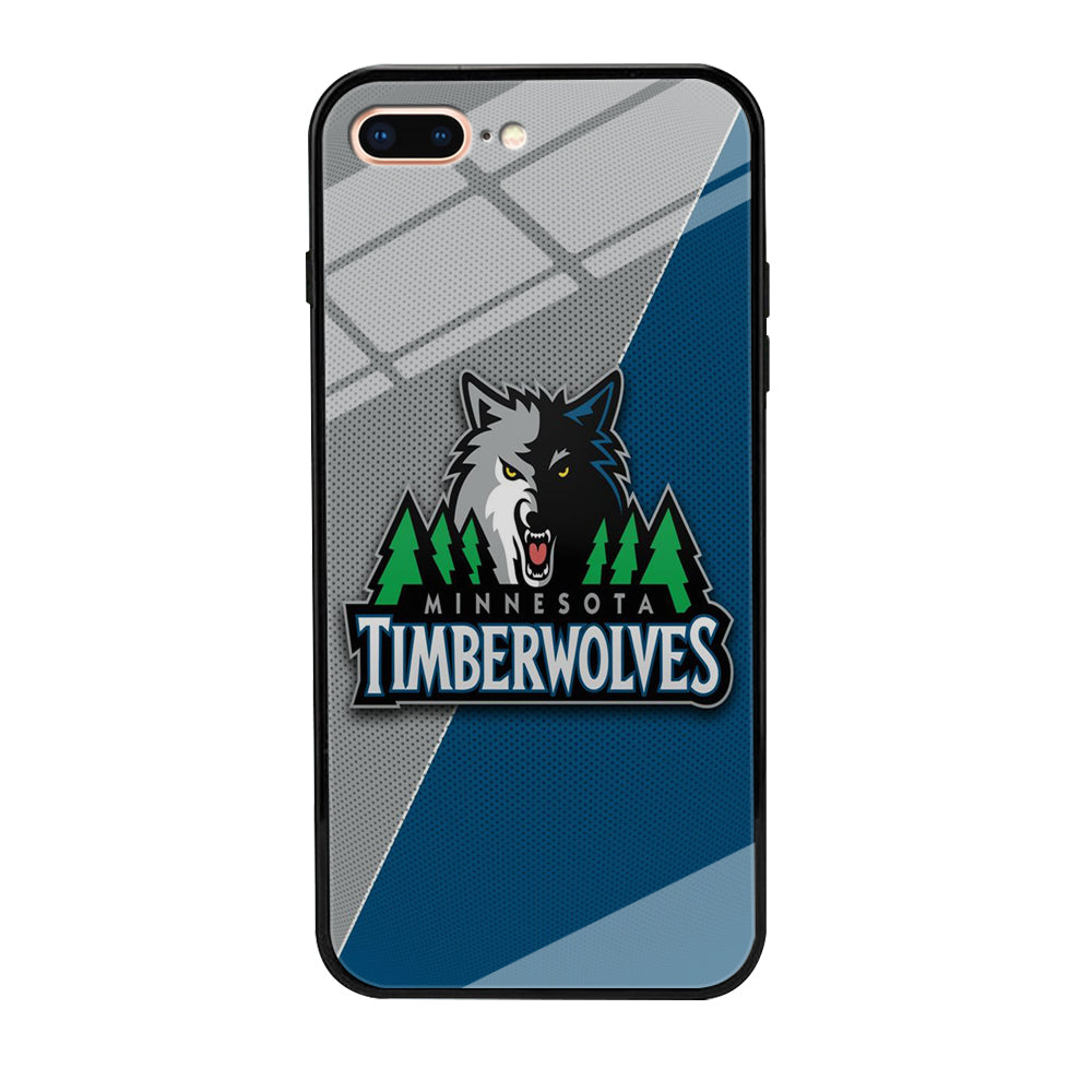 NBA Minnesota Timberwolves Basketball 001 iPhone 8 Plus Case-Phone Case-Tempered Glass Case-Altracase