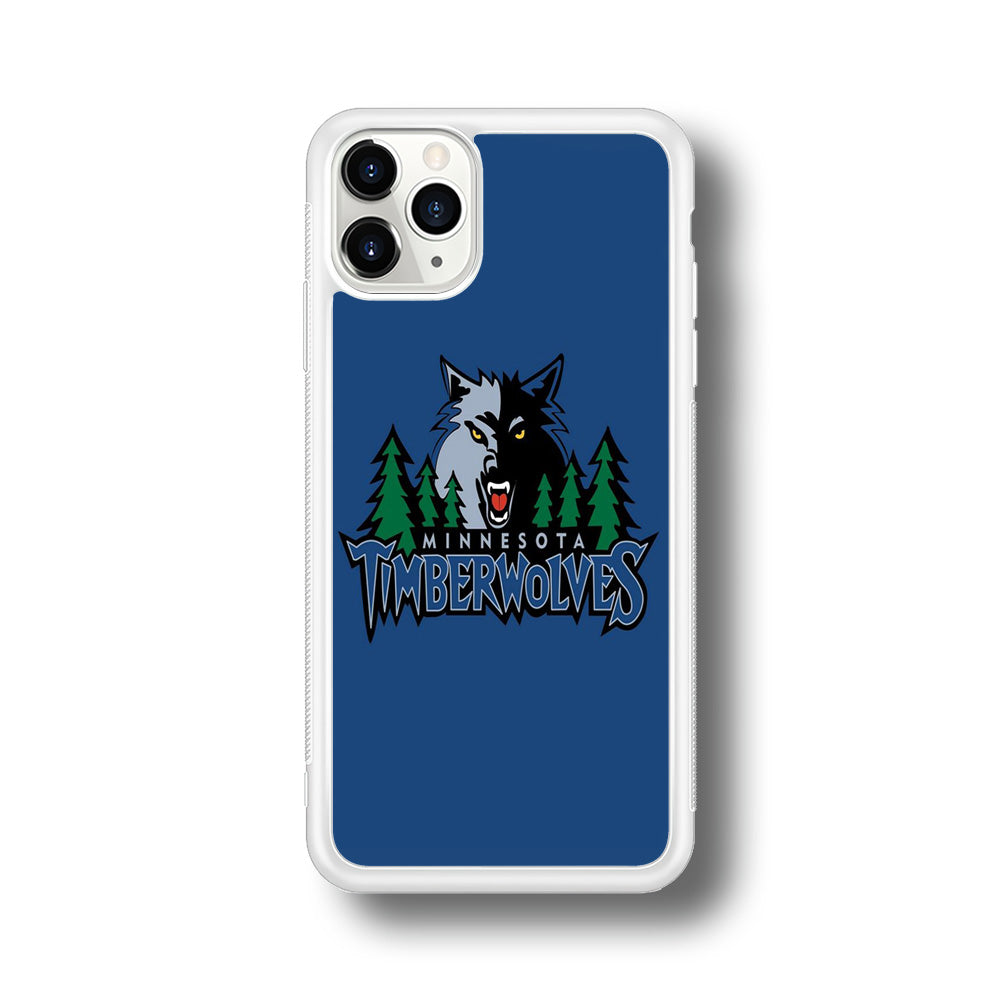 NBA Minnesota Timberwolves Basketball 002 iPhone 11 Pro Case-Phone Case-Rubber White (2D Case)-Altracase