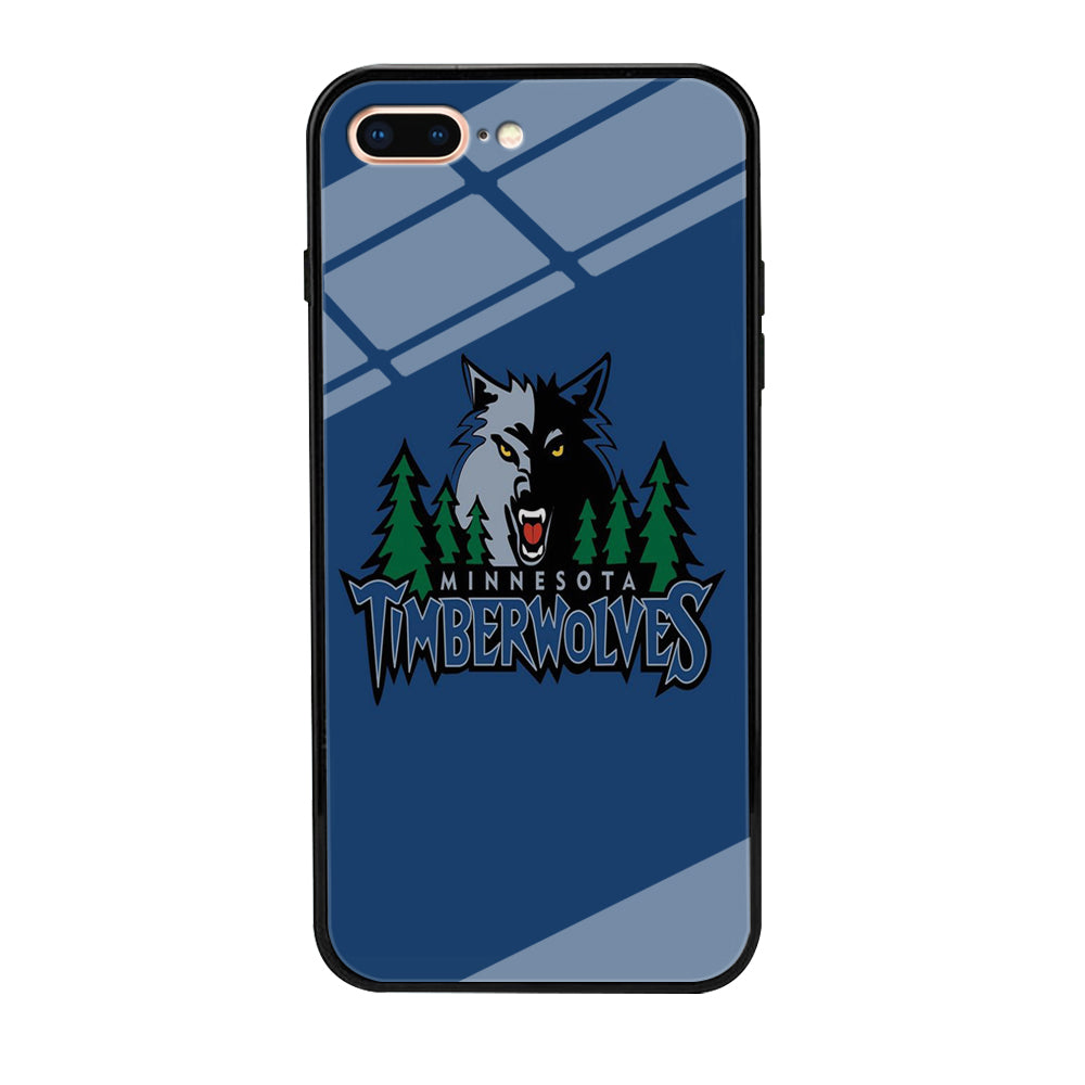 NBA Minnesota Timberwolves Basketball 002 iPhone 8 Plus Case-Phone Case-Tempered Glass Case-Altracase