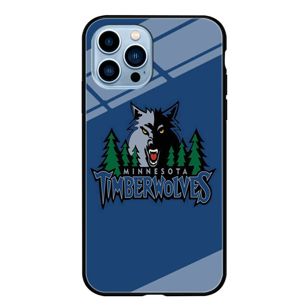 NBA Minnesota Timberwolves Basketball 002 iPhone 13 Pro Max Case-Phone Case-Tempered Glass Case-Altracase