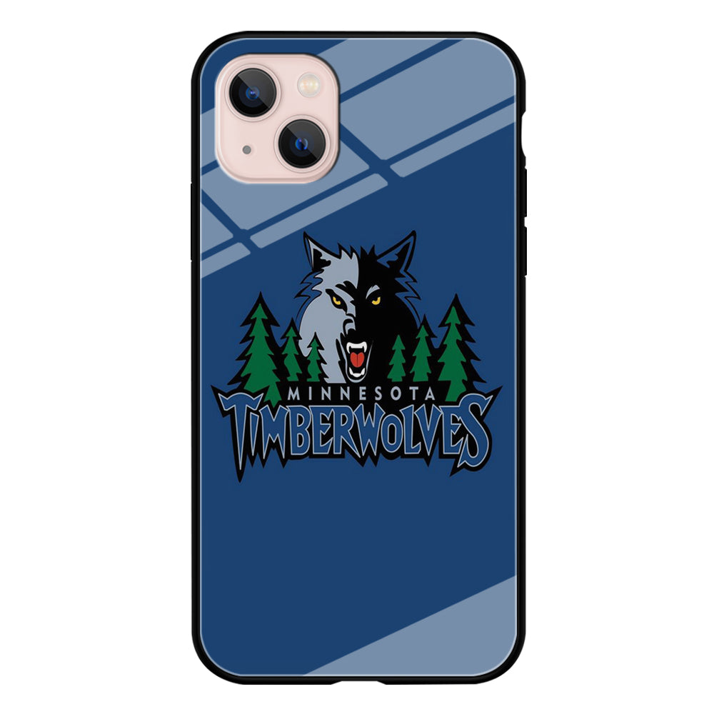 NBA Minnesota Timberwolves Basketball 002 iPhone 13 Mini Case-Phone Case-Tempered Glass Case-Altracase