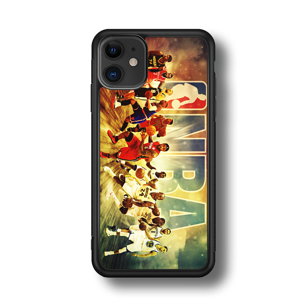 NBA Players Stars iPhone 11 Case-Phone Case-Rubber Black (2D Case)-Altracase