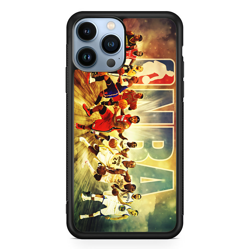 NBA Players Stars iPhone 13 Pro Case-Phone Case-Rubber Black (2D Case)-Altracase