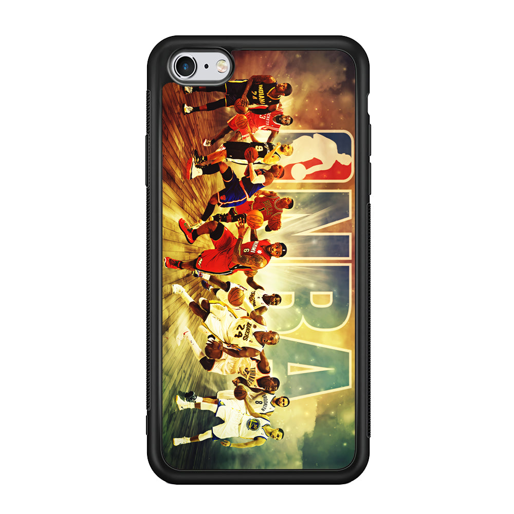 NBA Players Stars iPhone 6 Plus | 6s Plus Case-Phone Case-Rubber Black (2D Case)-Altracase
