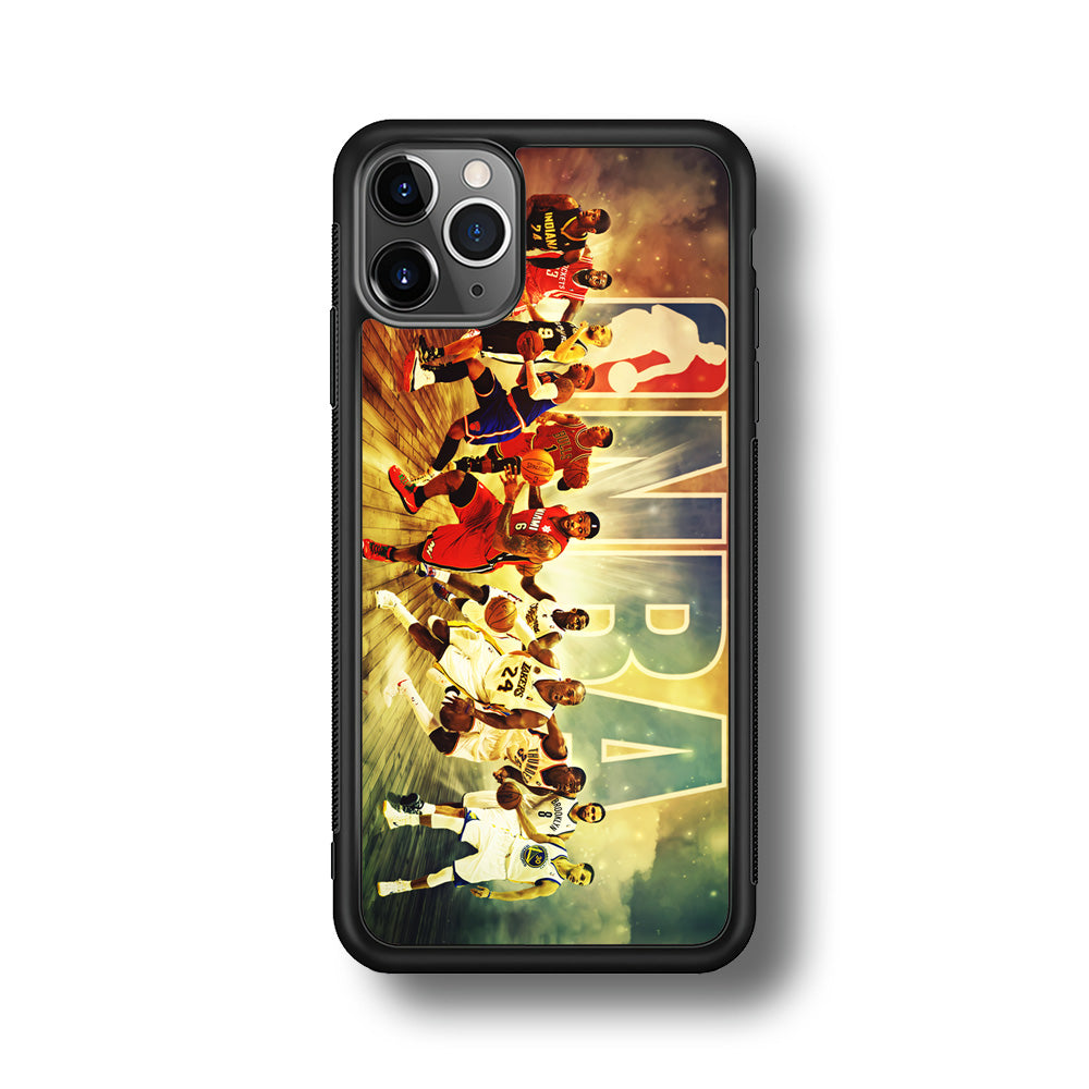 NBA Players Stars iPhone 11 Pro Max Case-Phone Case-Rubber Black (2D Case)-Altracase