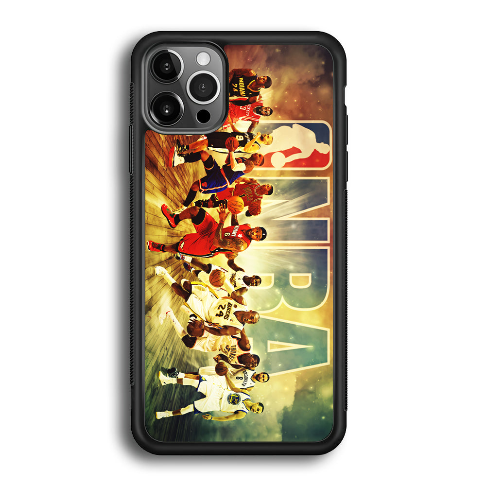 NBA Players Stars iPhone 12 Pro Max Case-Phone Case-Rubber Black (2D Case)-Altracase