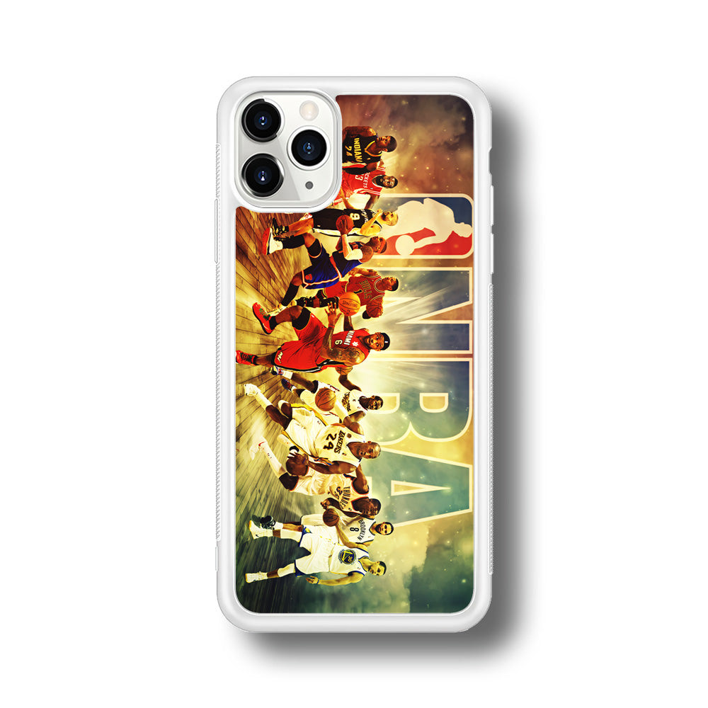 NBA Players Stars iPhone 11 Pro Max Case-Phone Case-Rubber White (2D Case)-Altracase