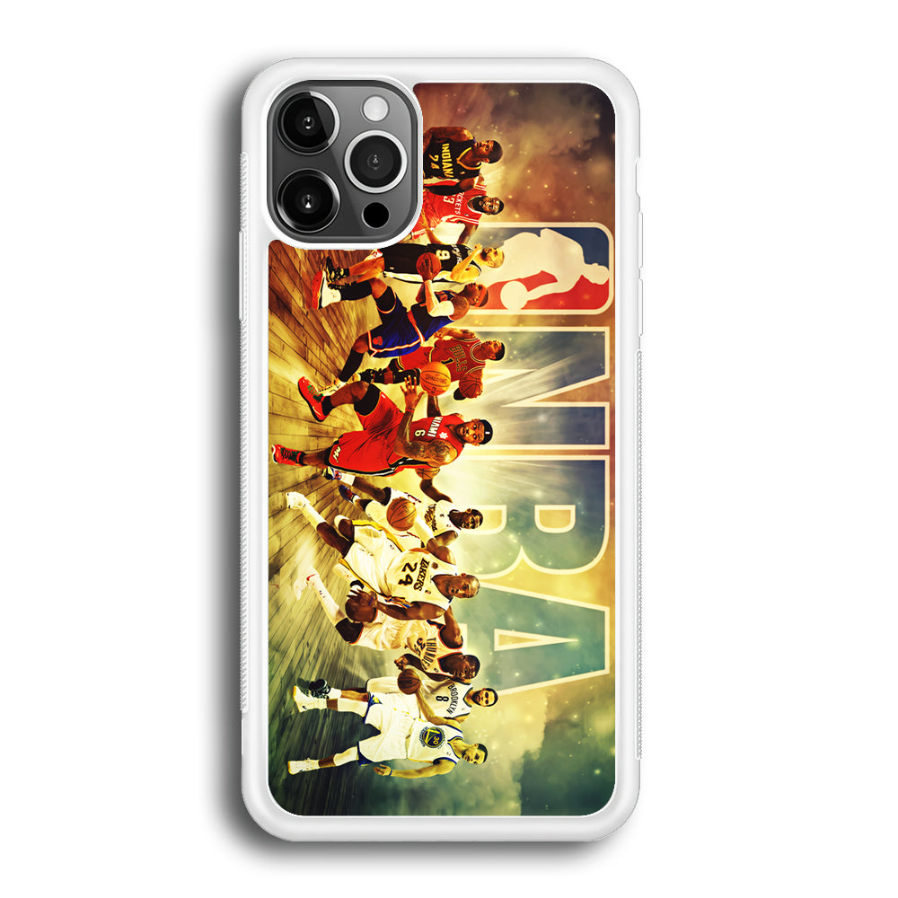 NBA Players Stars iPhone 12 Pro Max Case-Phone Case-Rubber White (2D Case)-Altracase