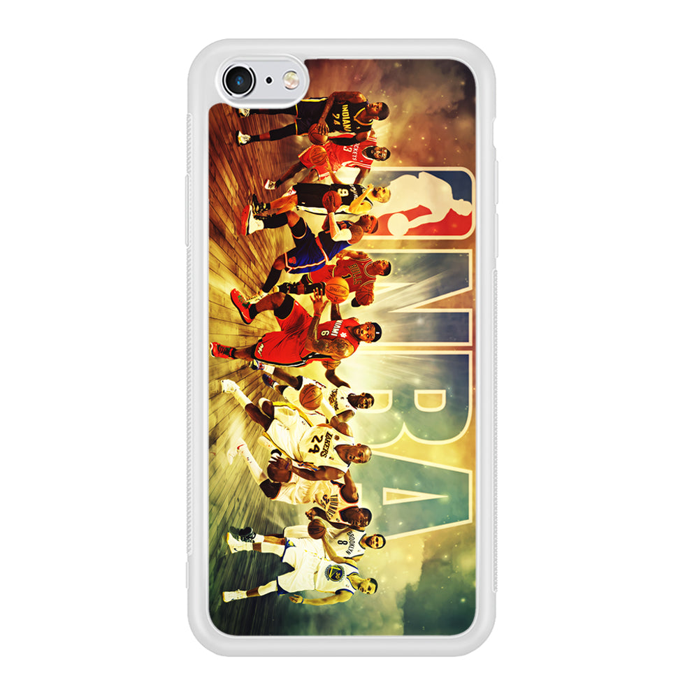 NBA Players Stars iPhone 6 Plus | 6s Plus Case-Phone Case-Rubber White (2D Case)-Altracase