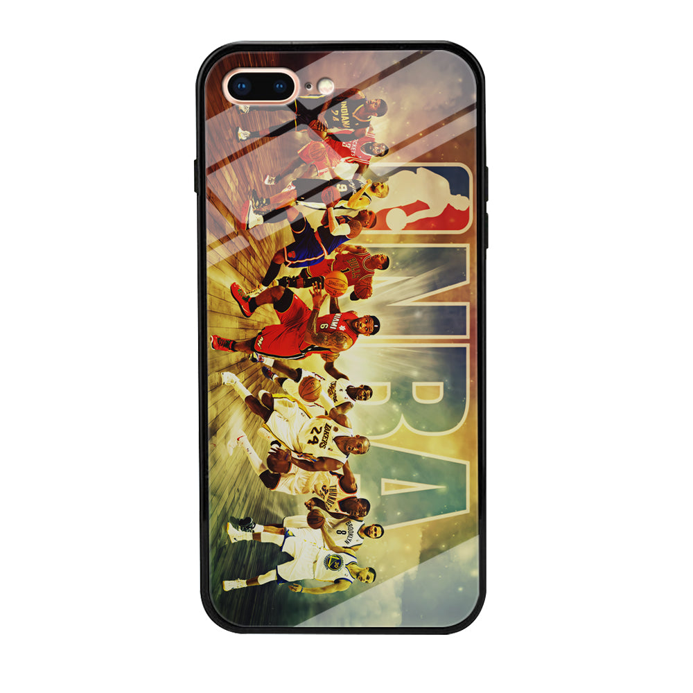 NBA Players Stars iPhone 8 Plus Case-Phone Case-Tempered Glass Case-Altracase