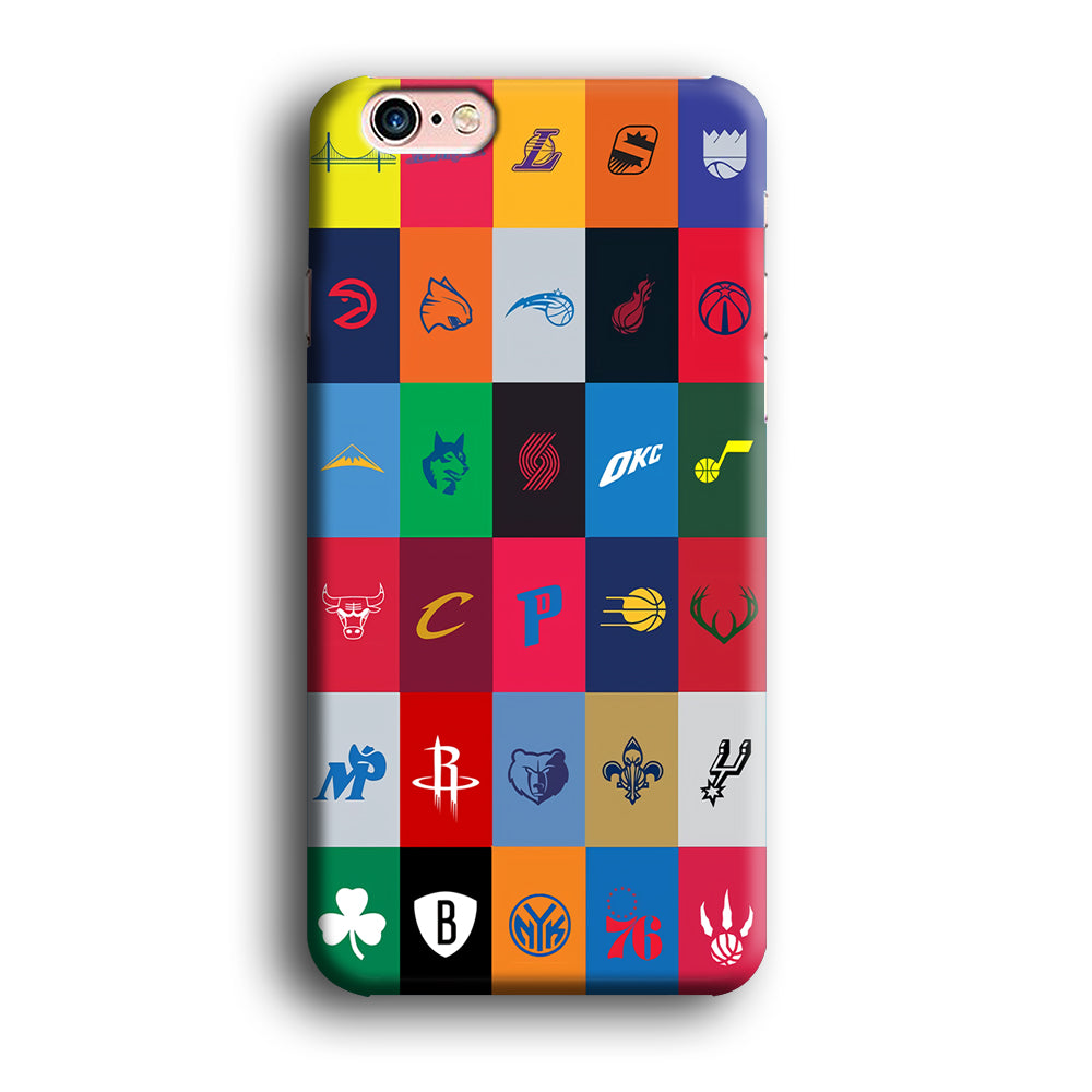 NBA Team Logos iPhone 6 | 6s Case-Phone Case-3D Case-Altracase
