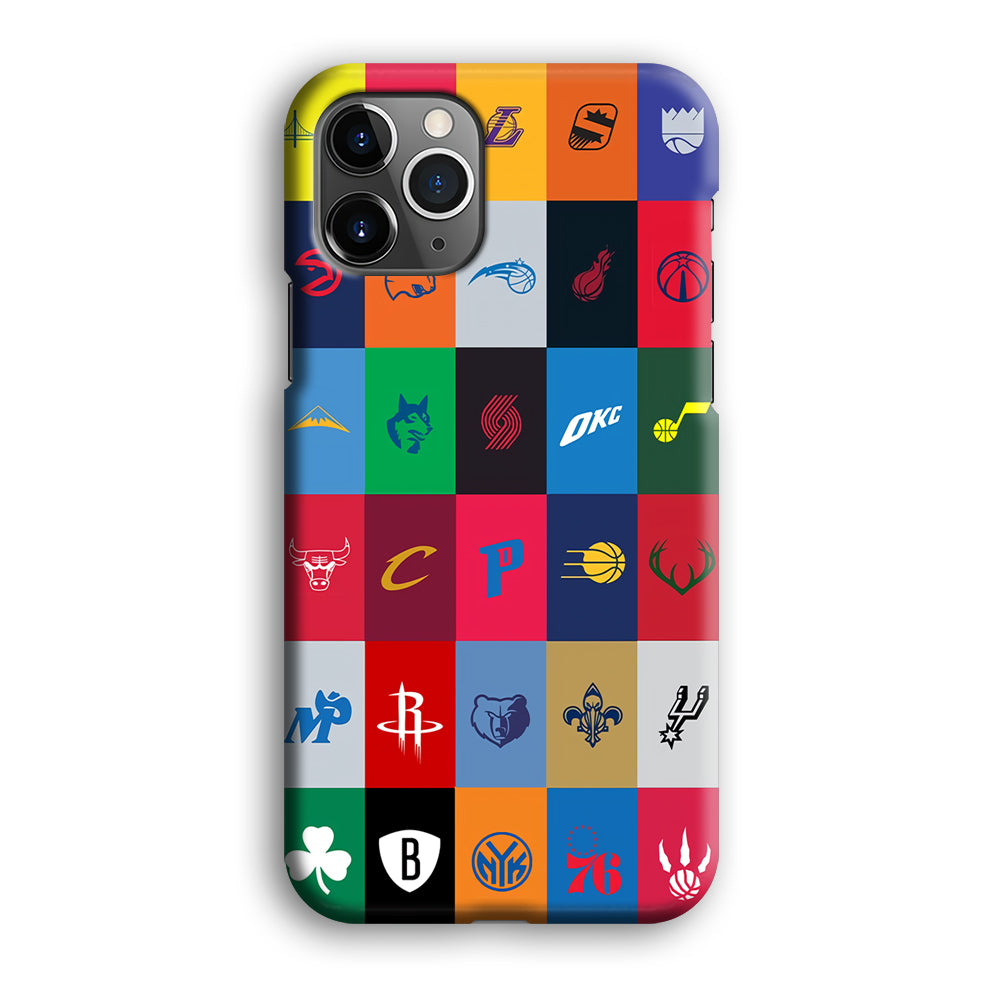 NBA Team Logos iPhone 12 Pro Max Case-Phone Case-3D Case-Altracase
