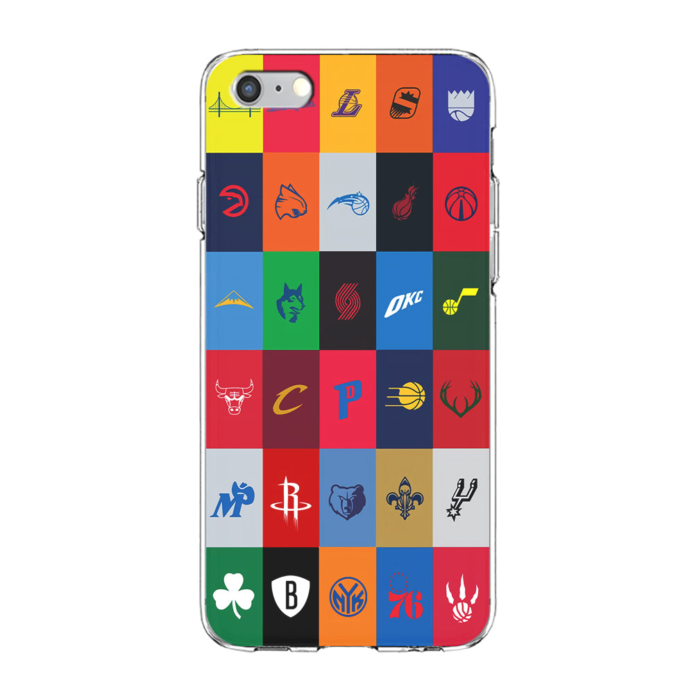 NBA Team Logos iPhone 6 | 6s Case-Phone Case-Clear Soft Case-Altracase