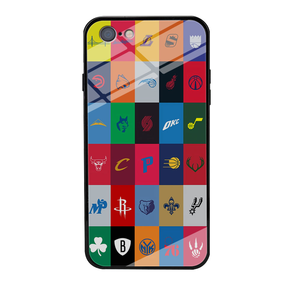 NBA Team Logos iPhone 6 | 6s Case-Phone Case-Tempered Glass Case-Altracase