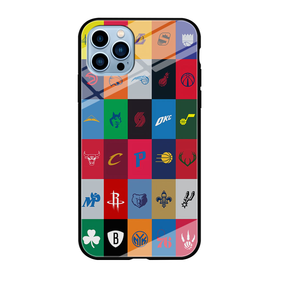 NBA Team Logos iPhone 12 Pro Max Case-Phone Case-Tempered Glass Case-Altracase