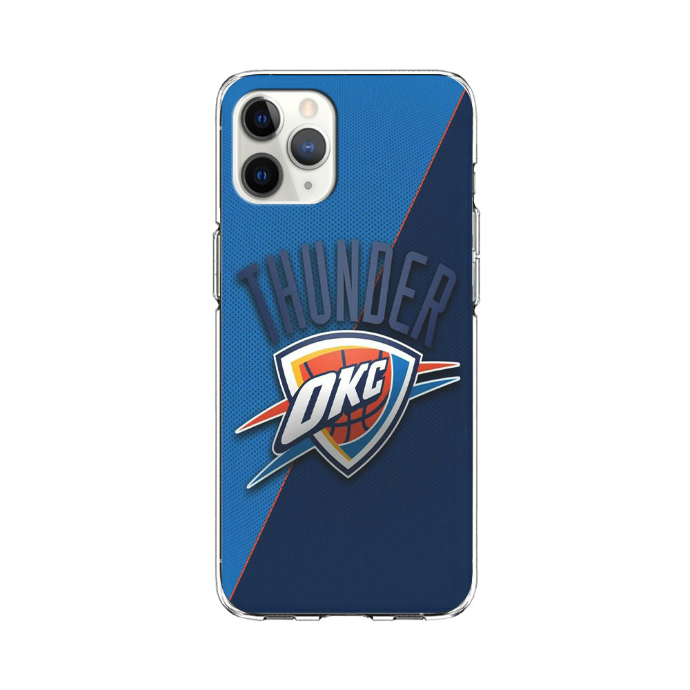 NBA Thunder Basketball 001 iPhone 11 Pro Max Case-Phone Case-Clear Soft Case-Altracase