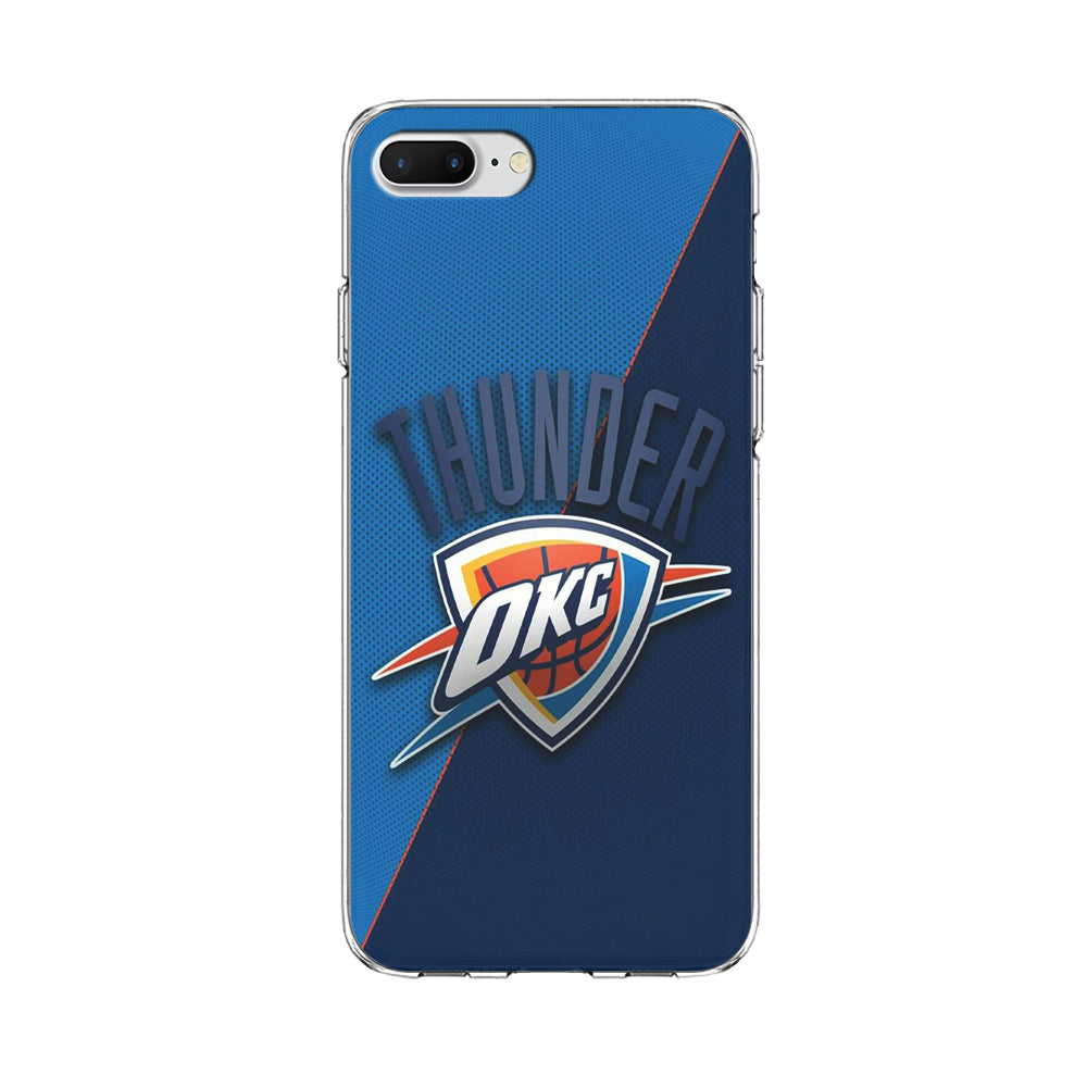 NBA Thunder Basketball 001 iPhone 8 Plus Case-Phone Case-Clear Soft Case-Altracase