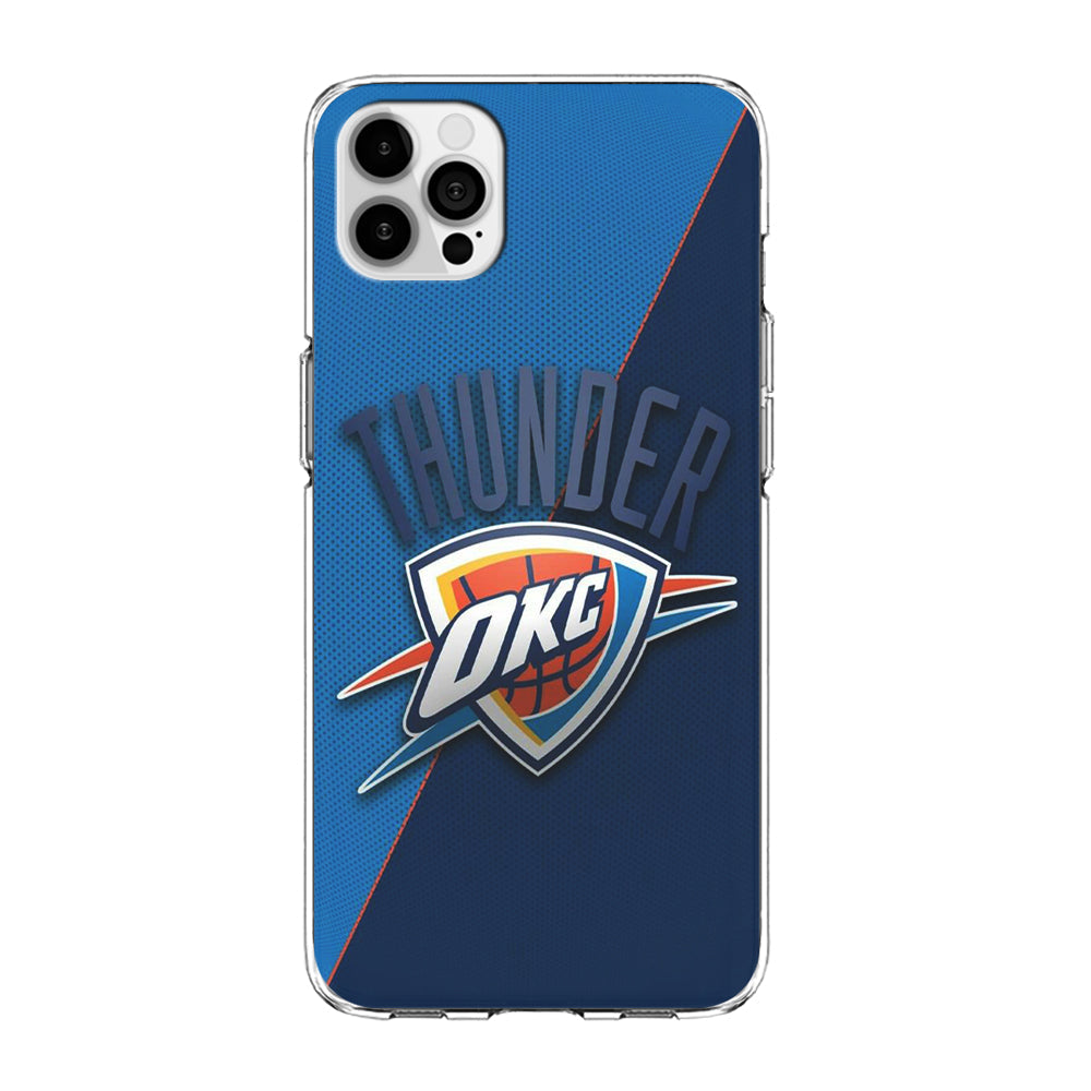 NBA Thunder Basketball 001 iPhone 13 Pro Max Case-Phone Case-Clear Soft Case-Altracase