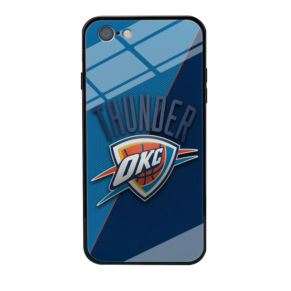NBA Thunder Basketball 001 iPhone 6 Plus | 6s Plus Case-Phone Case-Tempered Glass Case-Altracase