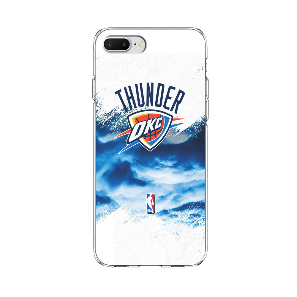NBA Thunder Basketball 002 iPhone 8 Plus Case-Phone Case-Clear Soft Case-Altracase