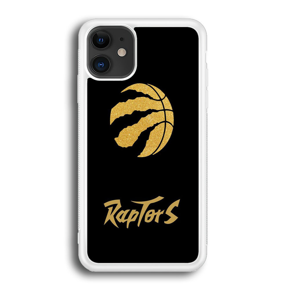 NBA Toronto Raptors Basketball 001 iPhone 12 Case-Phone Case-Rubber White (2D Case)-Altracase