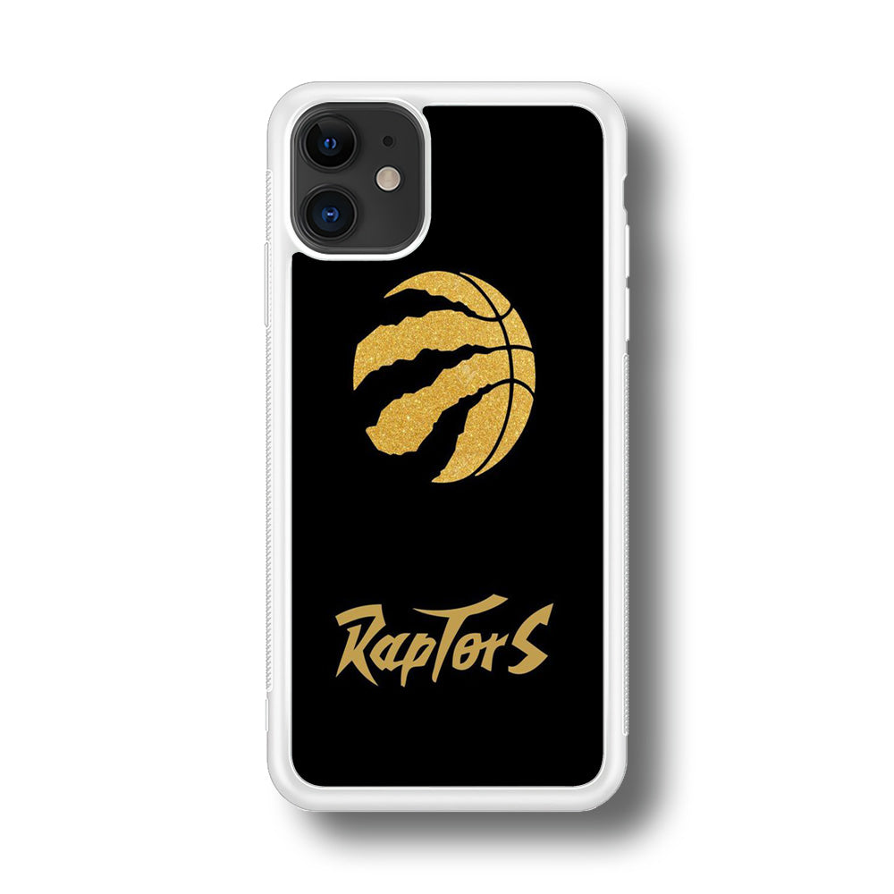 NBA Toronto Raptors Basketball 001 iPhone 11 Case-Phone Case-Rubber White (2D Case)-Altracase