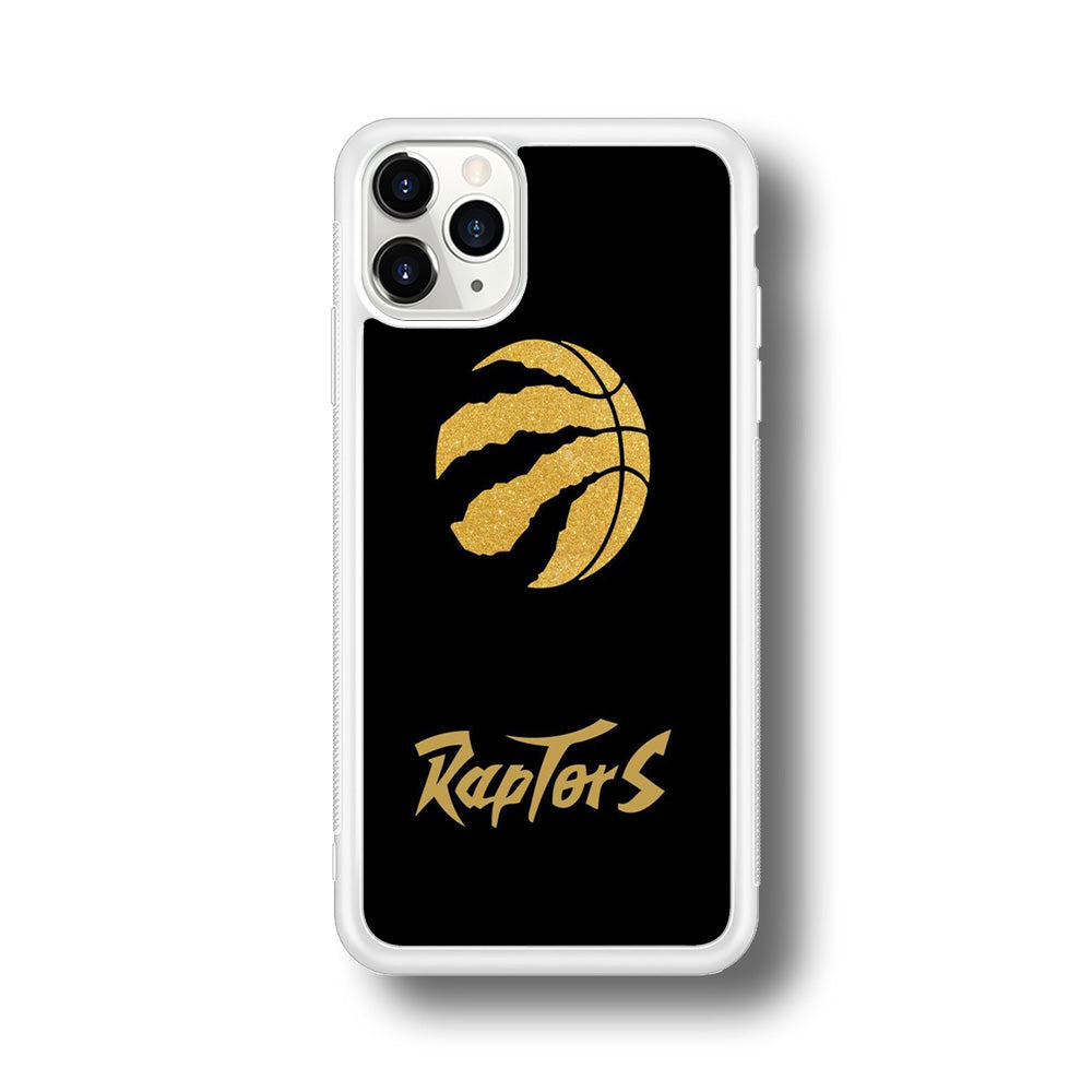 NBA Toronto Raptors Basketball 001 iPhone 11 Pro Max Case-Phone Case-Rubber White (2D Case)-Altracase