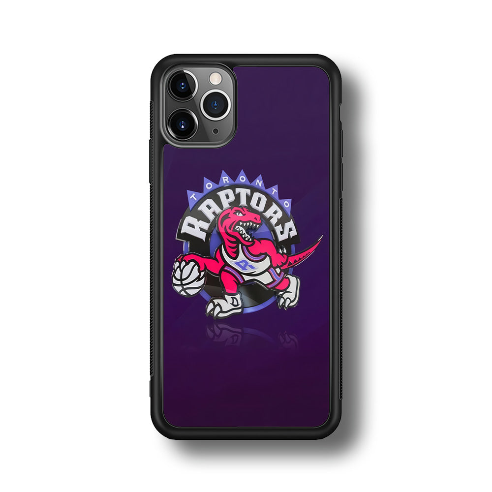 NBA Toronto Raptors Basketball 002 iPhone 11 Pro Max Case-Phone Case-Rubber Black (2D Case)-Altracase