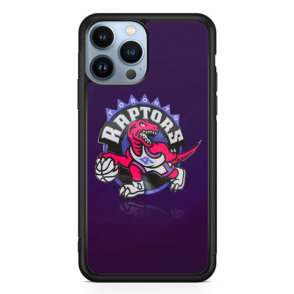 NBA Toronto Raptors Basketball 002 iPhone 13 Pro Case-Phone Case-Rubber Black (2D Case)-Altracase