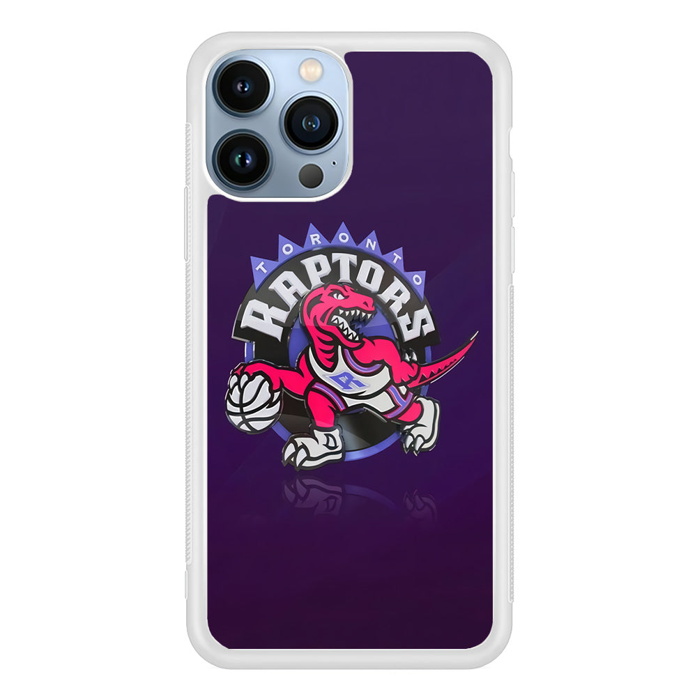 NBA Toronto Raptors Basketball 002 iPhone 13 Pro Case-Phone Case-Rubber White (2D Case)-Altracase