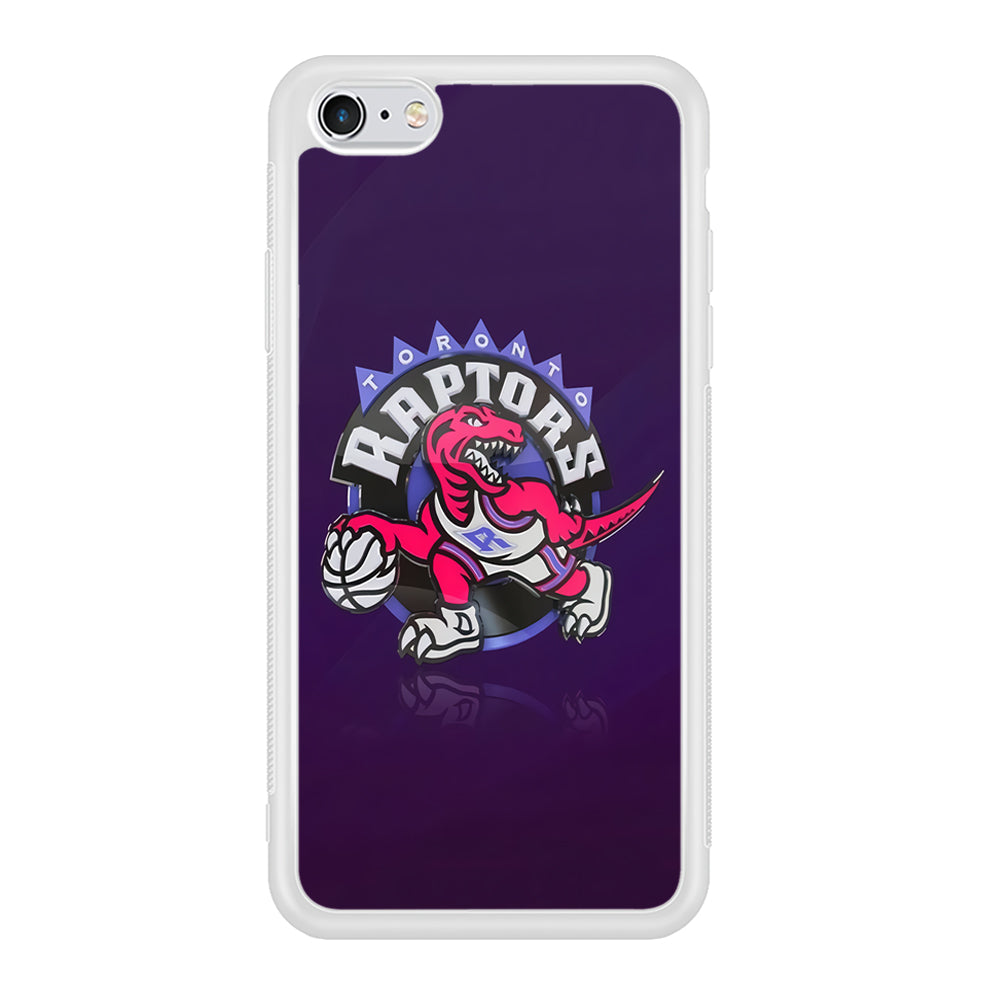 NBA Toronto Raptors Basketball 002 iPhone 6 Plus | 6s Plus Case-Phone Case-Rubber White (2D Case)-Altracase