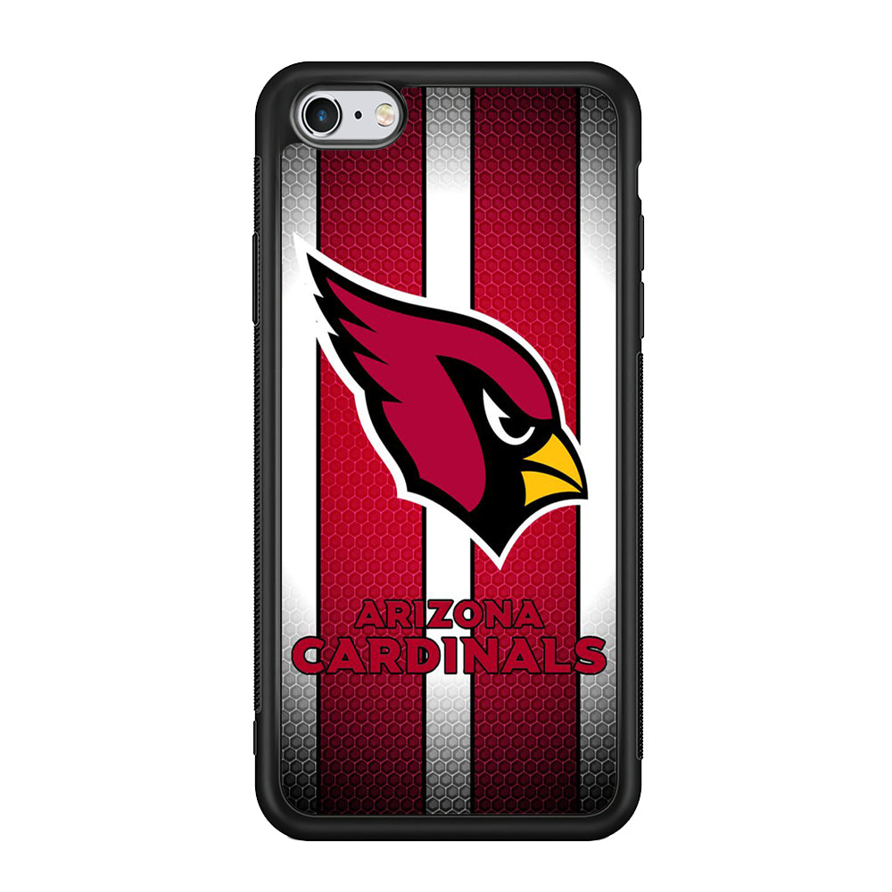 NFL Arizona Cardinals 001 iPhone 6 Plus | 6s Plus Case-Phone Case-Rubber Black (2D Case)-Altracase