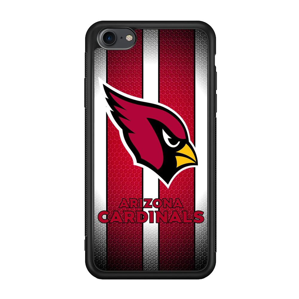 NFL Arizona Cardinals 001 iPhone 7 Case-Phone Case-Rubber Black (2D Case)-Altracase