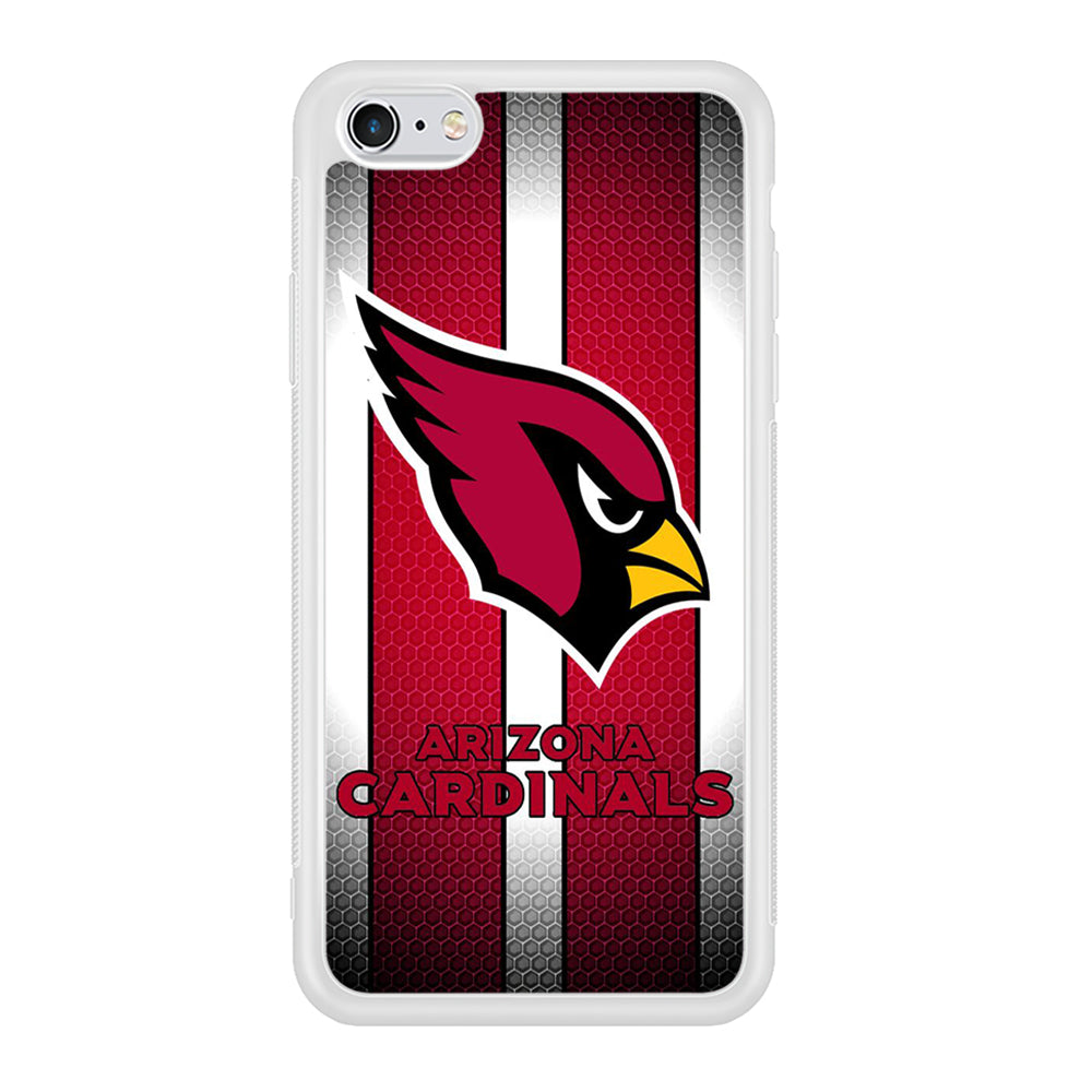 NFL Arizona Cardinals 001 iPhone 6 Plus | 6s Plus Case-Phone Case-Rubber White (2D Case)-Altracase