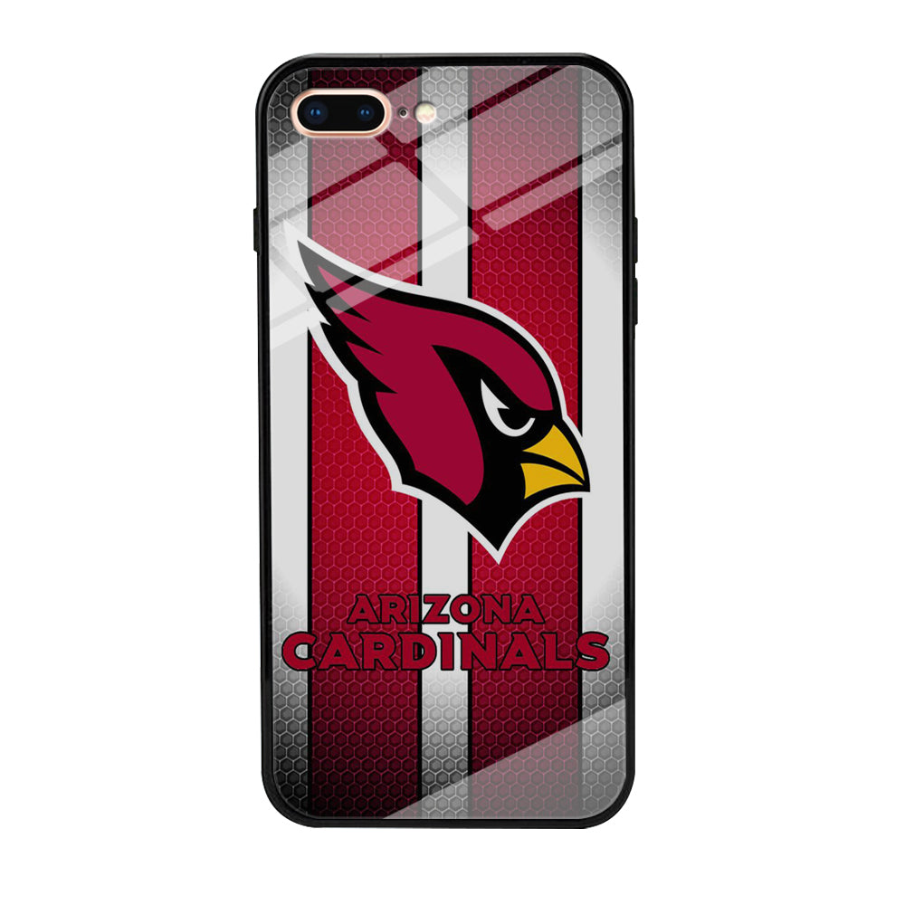 NFL Arizona Cardinals 001 iPhone 8 Plus Case-Phone Case-Tempered Glass Case-Altracase