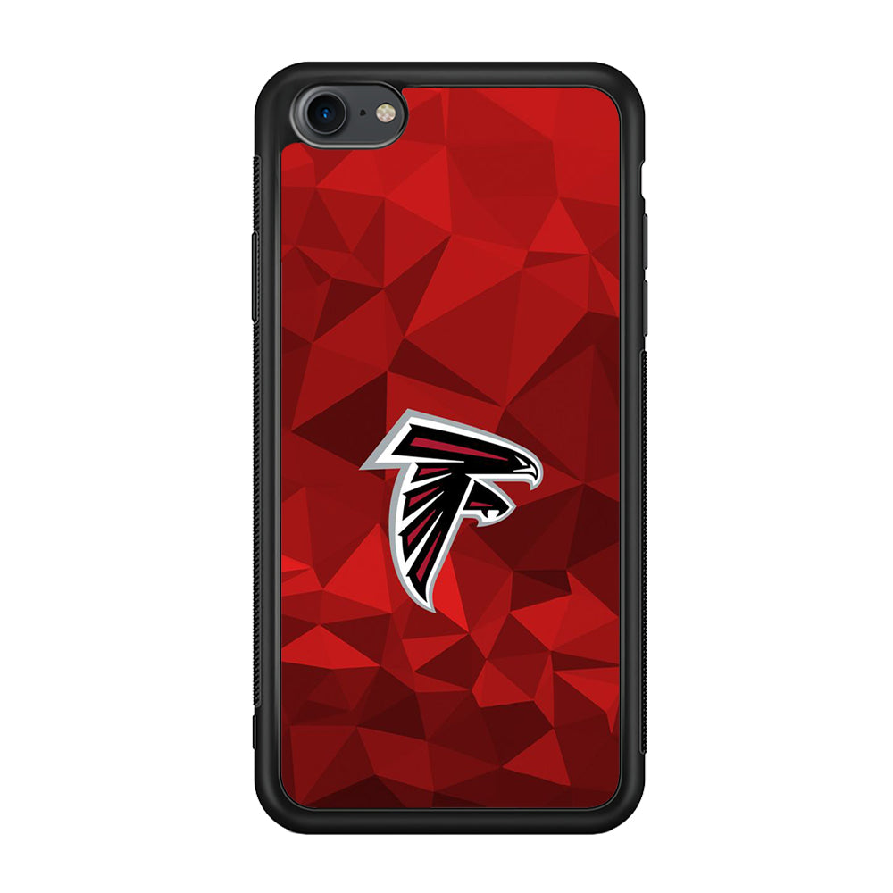 NFL Atlanta Falcons 001 iPhone 7 Case-Phone Case-Rubber Black (2D Case)-Altracase