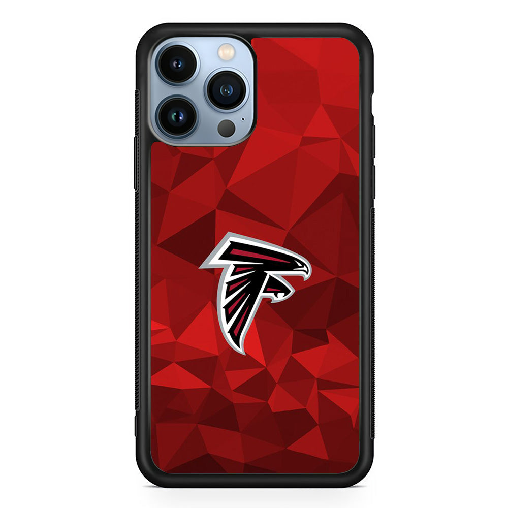 NFL Atlanta Falcons 001 iPhone 13 Pro Case-Phone Case-Rubber Black (2D Case)-Altracase