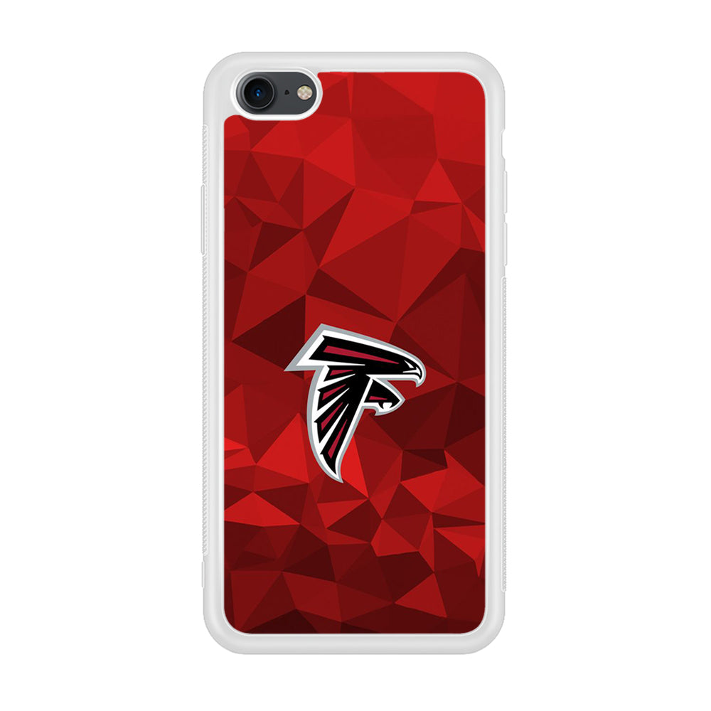 NFL Atlanta Falcons 001 iPhone 7 Case-Phone Case-Rubber White (2D Case)-Altracase