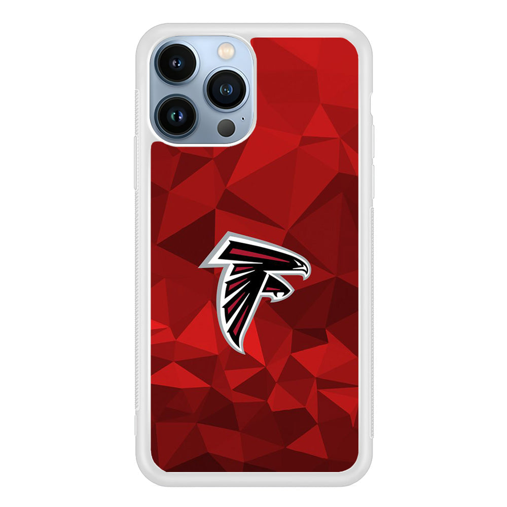 NFL Atlanta Falcons 001 iPhone 13 Pro Case-Phone Case-Rubber White (2D Case)-Altracase