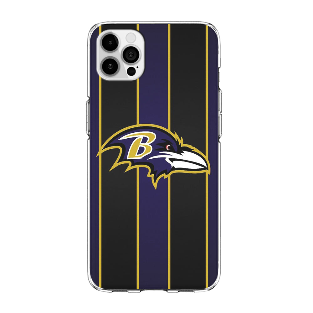 NFL Baltimore Ravens 001 iPhone 12 Pro Case-Phone Case-Clear Soft Case-Altracase