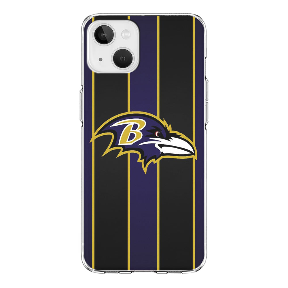 NFL Baltimore Ravens 001 iPhone 15 Case-Phone Case-Clear Soft Case-Altracase