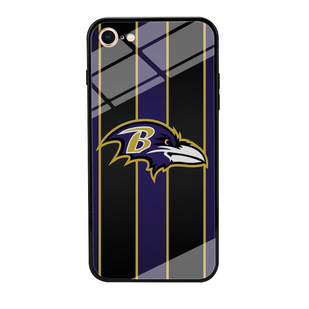 NFL Baltimore Ravens 001 iPhone 7 Case-Phone Case-Tempered Glass Case-Altracase